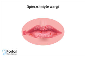 Spierzchnięte wargi