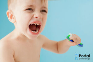 Histeria przy myciu zębów