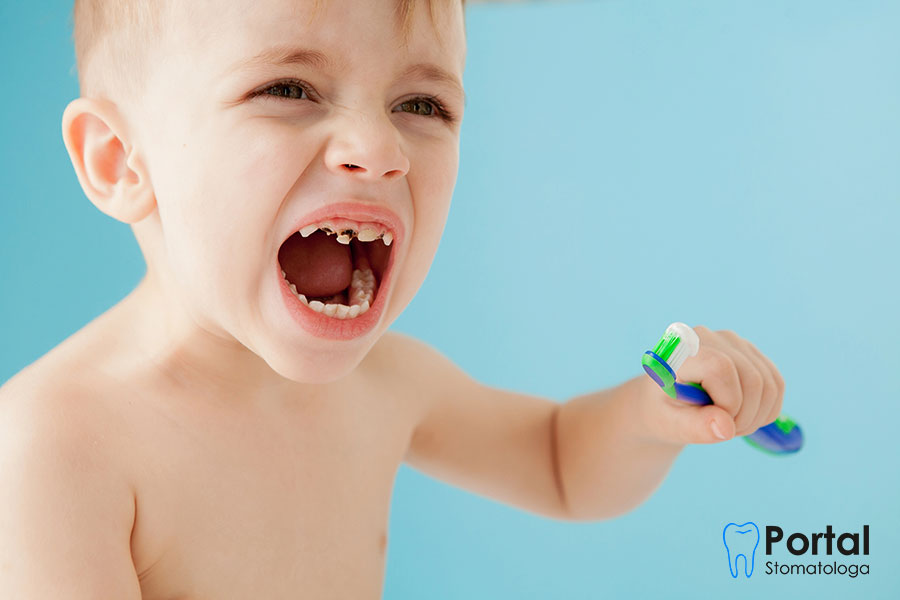 Histeria przy myciu zębów