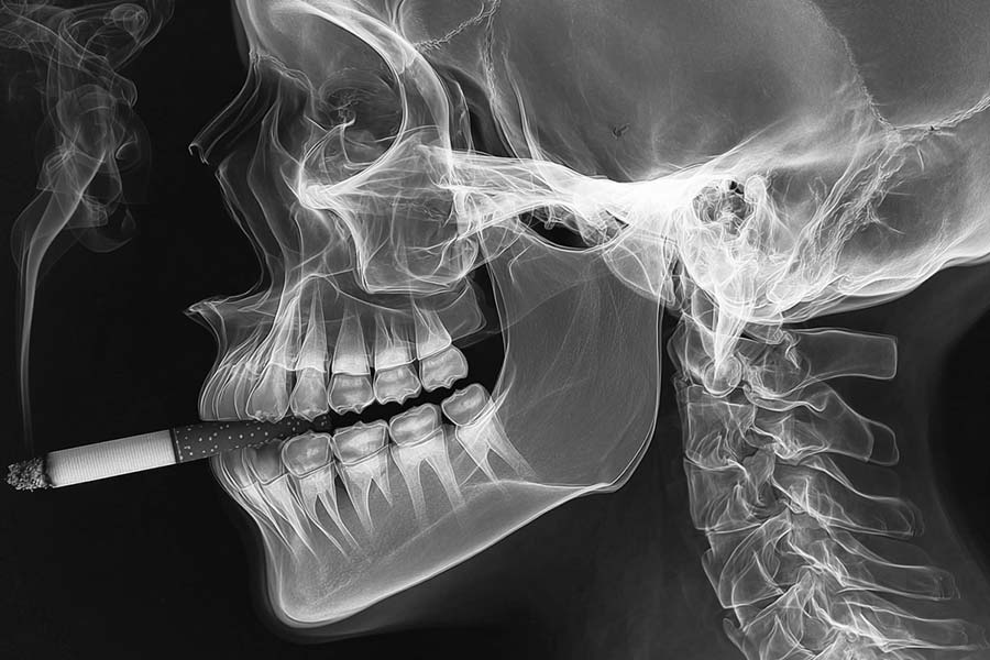 E-papierosy, IQOS, glo i woreczki nikotynowe – jak bardzo naprawdę niszczą Twoje dziąsła i zęby