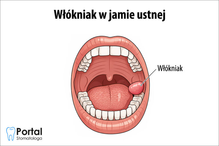 Włókniak w jamie ustnej