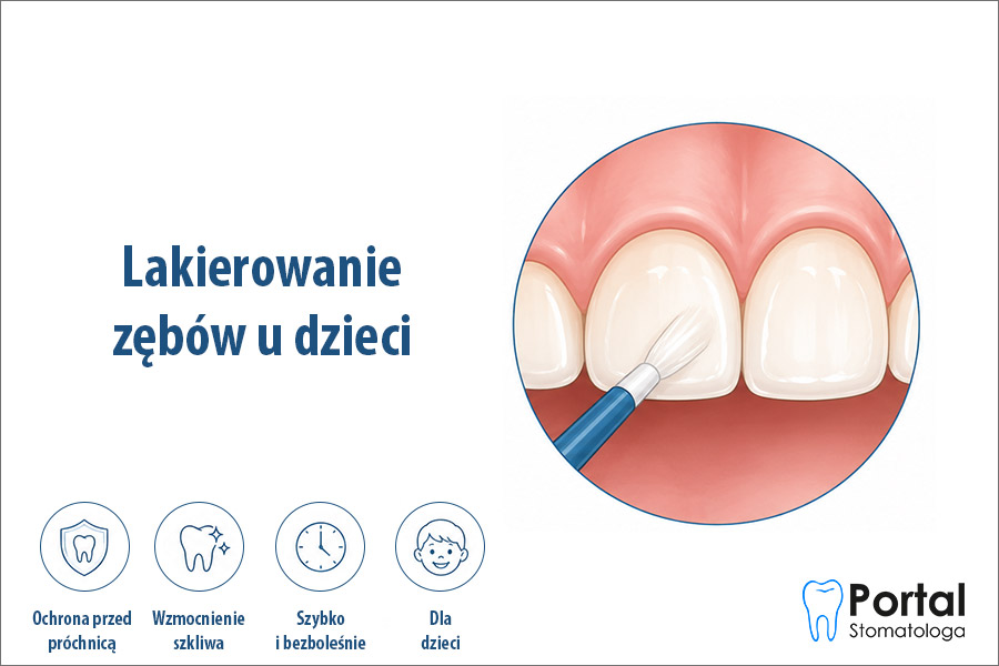 Lakierowanie zębów u dzieci
