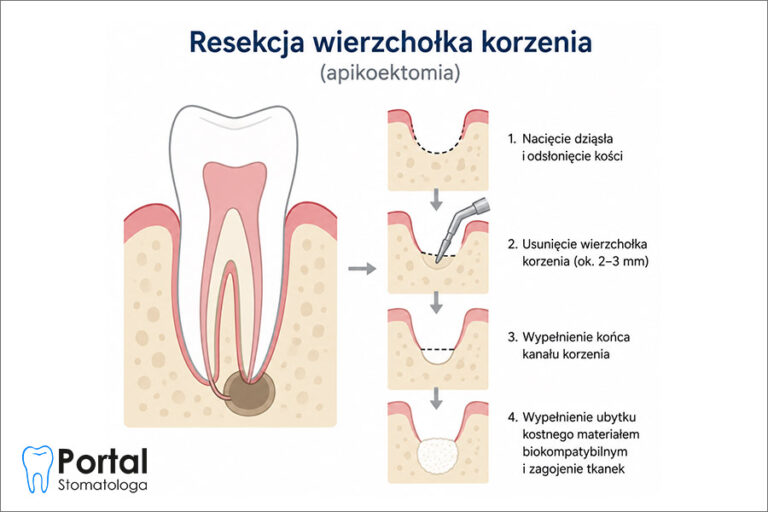 Resekcja wierzchołka korzenia
