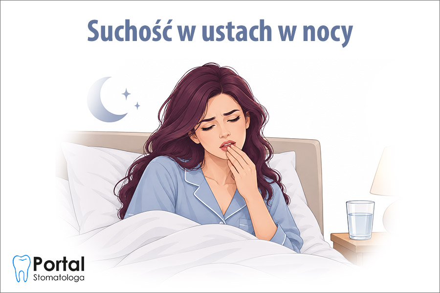 Suchość w ustach w nocy