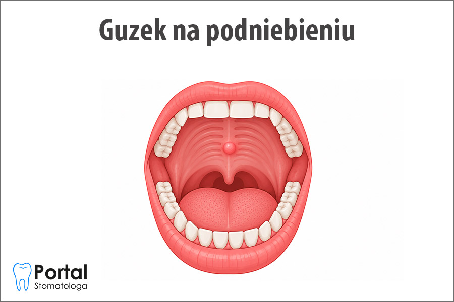 Guzek na podniebieniu